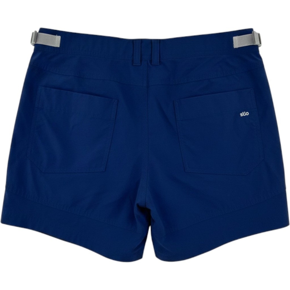 Stio Women Coburn Short Royal Blue Hiking Outdoor Utility Shorts Sz 12 Gorpcore - Picture 2 of 10